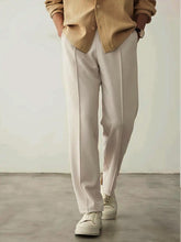 Plain Stripe-Line Jogger - Skin - Drizzle.pk